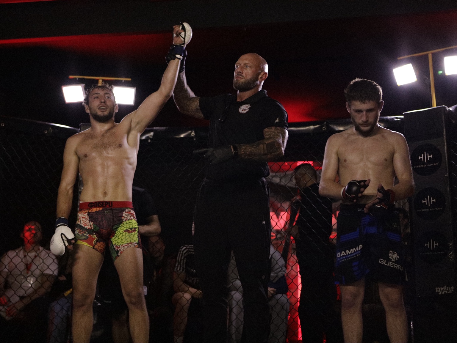 The Decision: a fighter has his hand raised